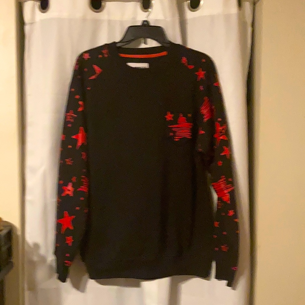 Black and Red Sweatshirt, Men’s L, Clipper NY